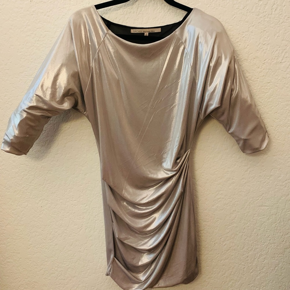 Rachel Roy shimmery silver dress. Size S.